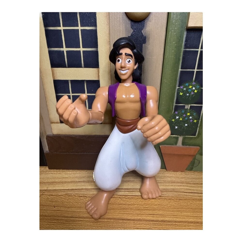 Disney Adventures Alladin Loose 6" Action Figure Vintage 1999 Cake Topper